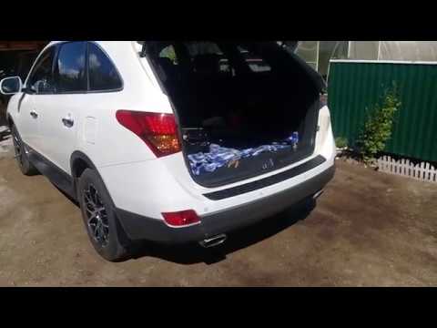 Внешний молдинг : Молдинг заднего бампера C820(ХРОМ) - Hyundai Veracruz (AUTO CL