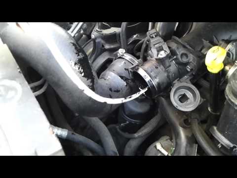 Fiat Scudo 2008 - cleaning the intake manifold.