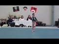 Annie the Gymnast-Level 5 Gymnastics Meet 7