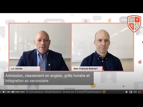 Processus d'admission