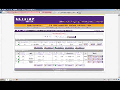 Netgear SRX5308 - ProSafe® Quad WAN Gigabit SSL VPN Firewall Support