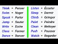 40 Verbes d'action en Anglais  40 Action Verbs in English