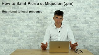 How to register a domain name in St. Pierre and Miquelon (.pm) - Domgate YouTube Tutorial