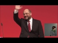Rede von Martin Schulz auf dem Bundesparteitag in Leipzig