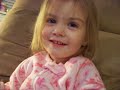 Funny Two Year Old Little Girl Reading Berenstain Bears