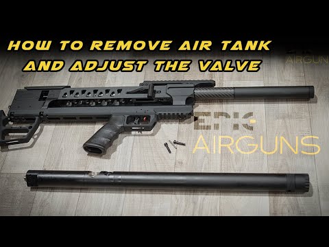 Epic ONE - how to remove air tank adjust the valve