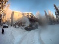 First -40 day of the 2013-14 winter Fairbanks Alaska