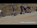 Motorcycle Crashes into Bicycles 4/27/2013