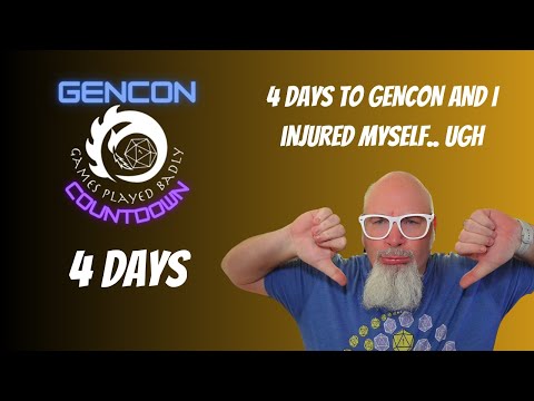 Hurt and Determined: My Journey to GenCon in 4 Days