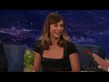 Rashida Jones And Conan Play The Mustache Game - CONAN on TBS