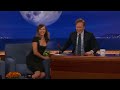 Rashida Jones And Conan Play The Mustache Game - CONAN on TBS