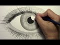 How to Draw a Realistic Eye (Time Lapse)