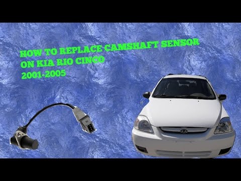 How to replace Camshaft position sensor kia rio 2001-2005 cinco