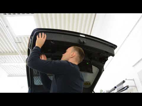How to remove the Tailgate panel Audi A6 C6