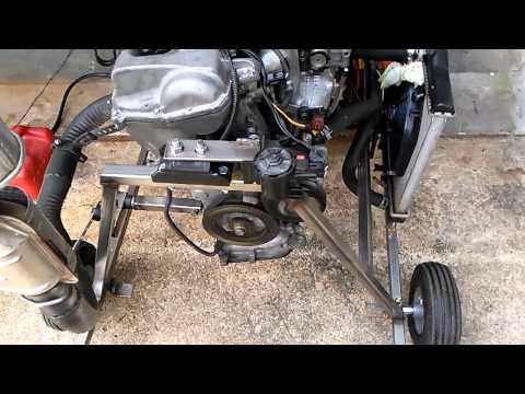Diy Junk yard prius motor into homemade generator setup