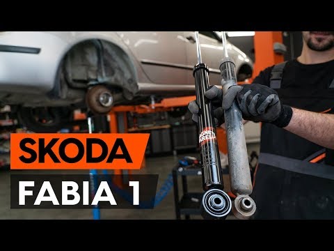 Wie man die Stoßdämpfer der Hinterachse für SKODA FABIA 1 (6Y5) ersetzt (VIDEO-TUTORIAL AUTODOC)