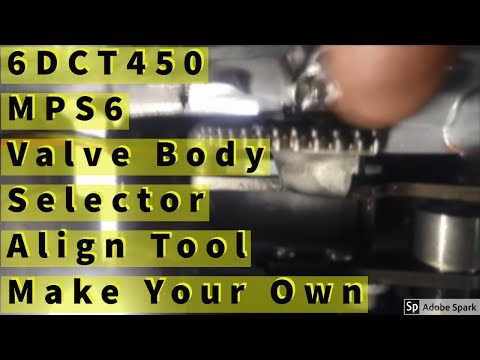 Ford Powershift 6DCT450 DPS6 Valve Body Alignment Tool Getrag MPS6 W6DGA SST Semi Auto Transmission