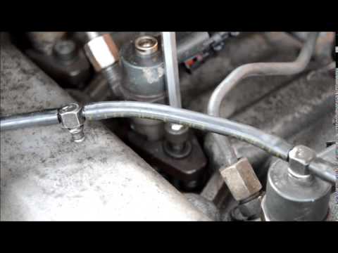 D4cb как снять форсунки Remplacement du joint de rail KIA Sedona. Réparation DE et À