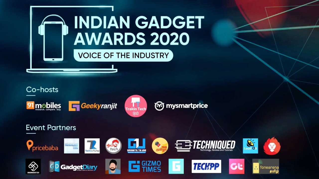 Biggest Tech Awards in India - Indian Gadgets Awards 2020 Results