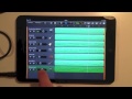 GarageBand on iPad mini (Make music on GarageBand with iPad)