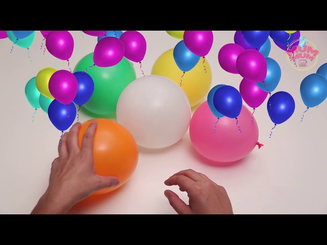 Learning Colors with Balloons Real Shoot for kids