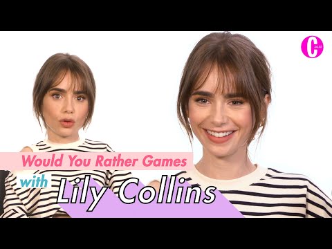 Lily Collins Plays Would You Rather Games with Cosmo