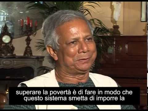 Muhammad Yunus sulla povertà nel mondo 