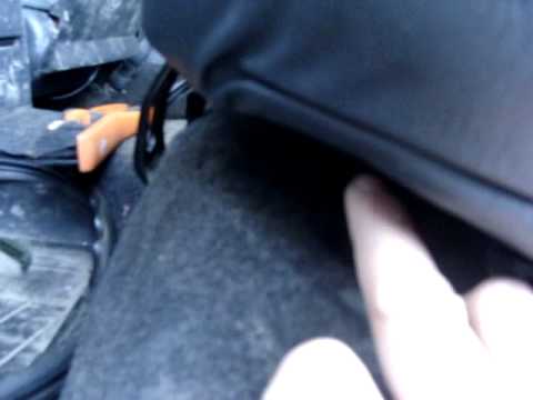 Изменение угла наклона заднего дивана на колхозной Toyota Caldina Van