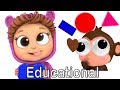 Shapes and Colors | Learn Shapes | Learn Colors | Nursery Rhymes | Kids Songs