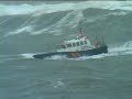 Pilot boat Pathfinder in Storm force 10, with 8m seas