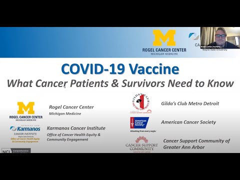 COVID-19 Vaccine: What Cancer Patients and Survivors Need to Know video thumbnail