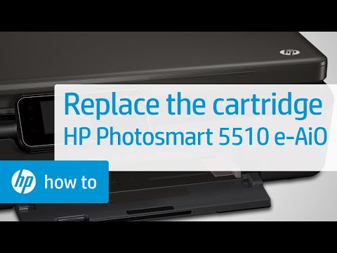 Replacing a Cartridge - HP Photosmart 5510 e-All-in-One Printer (B111a) Duration: 2:01. Total Views: 13,300