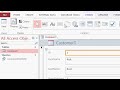 Create a Database in Microsoft Access 2013 for Beginners