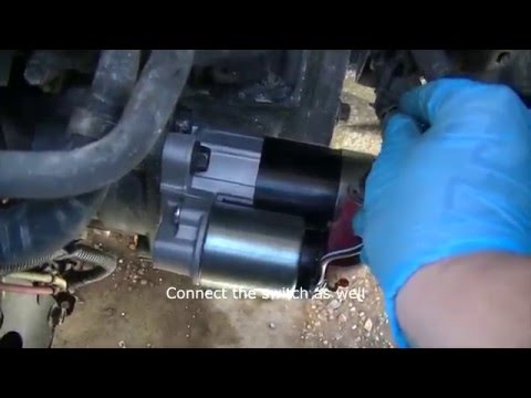 2002 Nissan Maxima: How to replace the starter solenoid
