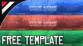 Download Video Free Gaming Channel Art Banner Template By Ryzeus Graphics Justintheoreo Banner Template