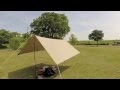 TATONKA 2TC tarp with NEMO adjustable pole M 180cm | タトンカタープ2TC 試し張り Obrázok autora