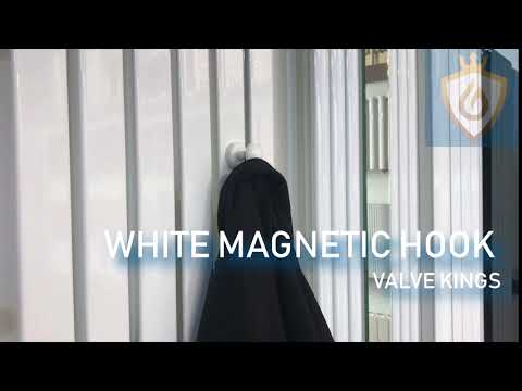 Video of White Magnetic Grip Robe/Coat Hanger
