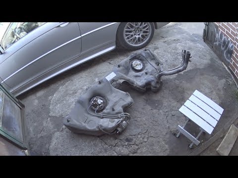Снятие и установка бензобака на Mercedes w203
