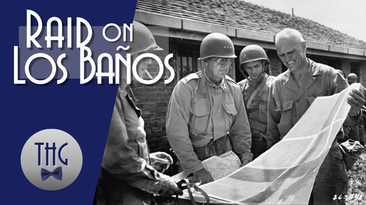 US Paratroopers - Raid on Los Baños -  Rescue Prisoners of War - ww2