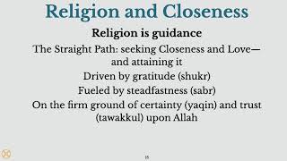 Hope and Closeness: Understanding the Way to Allah - 06 - Shaykh Faraz Rabbani