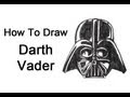 Get Darth Vader Face Drawing Easy PNG