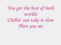 Best of Both worlds ( lyrics ) Hannah  Montana.
