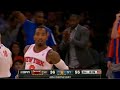 J.R. Smith Spins and Flips Behind His Head to Bargnani for the Slam