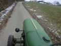 Deutz D40 Frühlingsfahrt durch den Wald.
