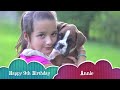 Happy Birthday, Annie, From Around the World | Acroanna