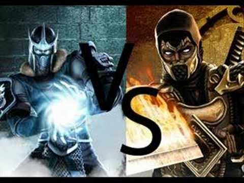 sub zero mortal kombat movie. Scorpion vs Sub-Zero theme