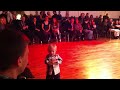Little William Stokkebroe dancing - just turned 2 years old, son of world champions in latin