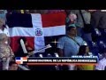 Fernando Villalona canta el Himno Nacional Dominicano