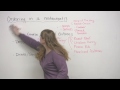 Speaking English - How to order in a restaurant
