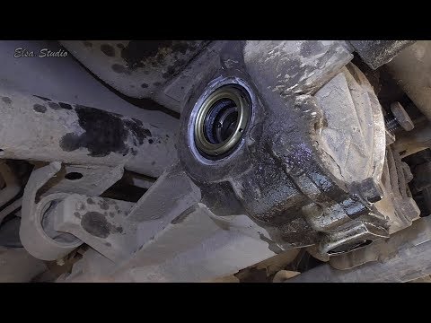 Замена сальника привода заднего редуктора Hyundai Tucson